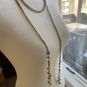Gold layered long chain